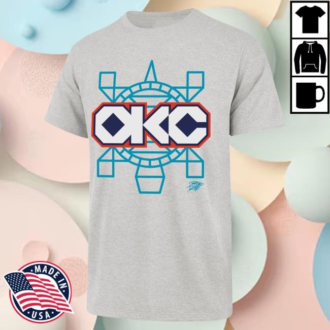 Oklahoma City Thunder 2025-26 NBA Basketball City Played Up Artwork