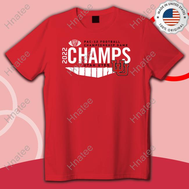 Official Pac-12 Football Championship Game 2022 Champs Utah Utes Hoodie
