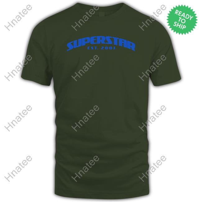 Lil Peej Merch Superstar Est 2001 Blue T Shirt Superstarsclothing