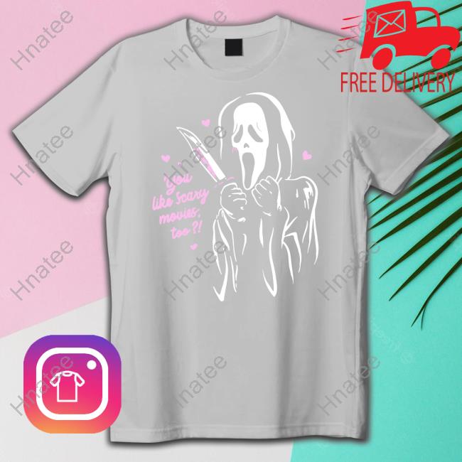 Official Scream Merch Scream Ghost Face You Like Scary Movies Too Hoodie