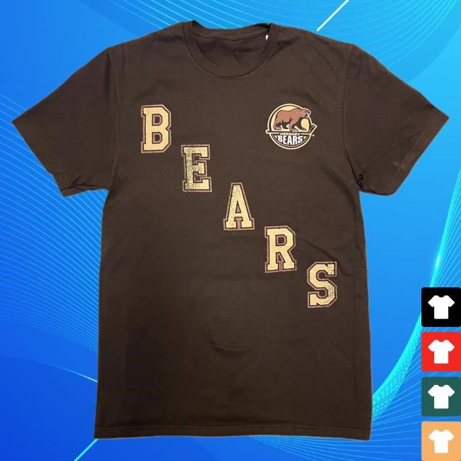 Official Hershey Bears Merch Store Hershey Bears AHL Vintage Diagonal BEARS New Shirt Hersheybears