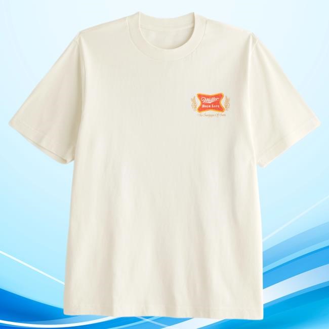 Official Abercrombie And Fitch Miller High Life Vintage-Inspired Graphic Shirts
