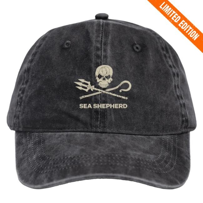 Official Sea Shepherd Store Jolly Roger Oat Logo Cap
