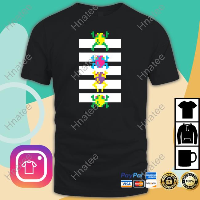 Official Konami Shop Frogger Abbey Toad Shirts