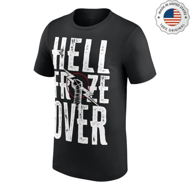 Wwe Merch Cm Punk Hell Froze Over Crewneck Sweatshirt