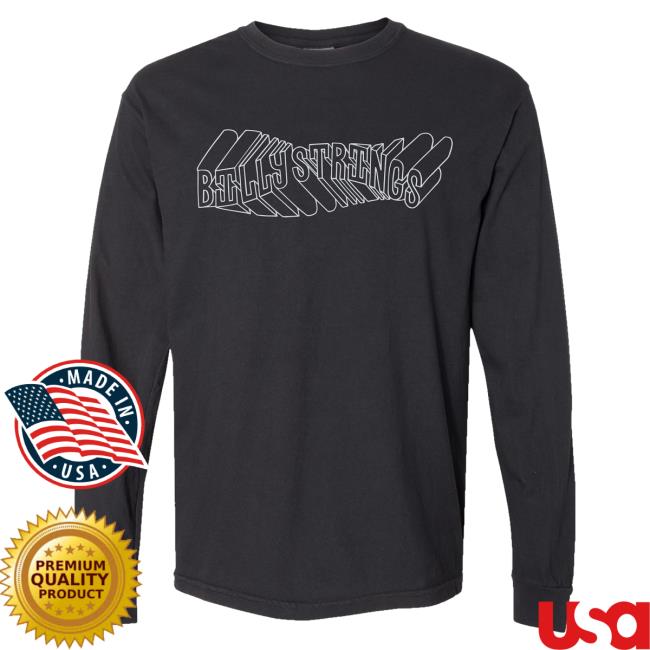 Official Billy Strings Merch Store Shop Billy Strings Twist Logo Long Sleeve Tees (Billie Buck)