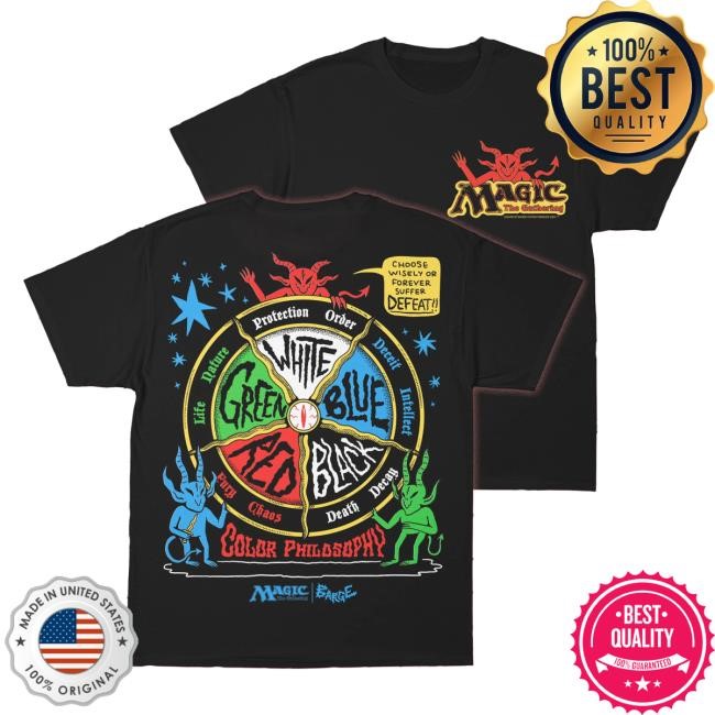 Wizard of Barge Color Philosophy Shirt Magic the Gathering
