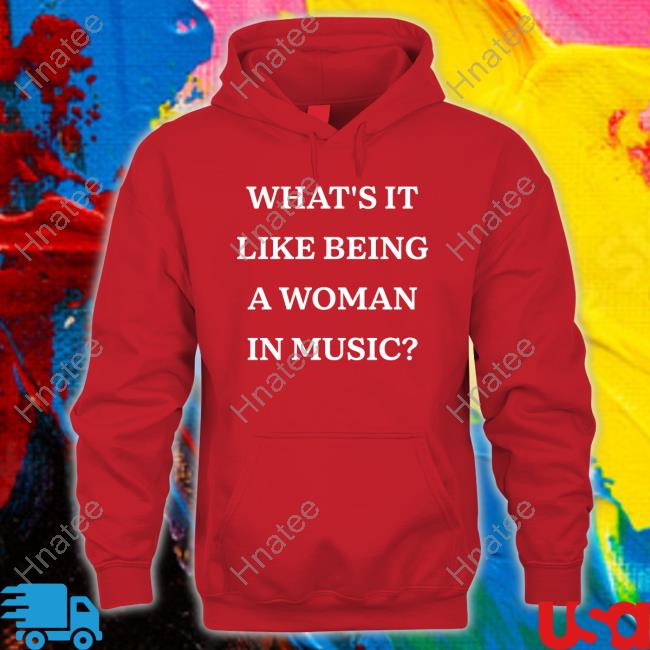 What's It Like Being A Woman In Music T Shirt Red