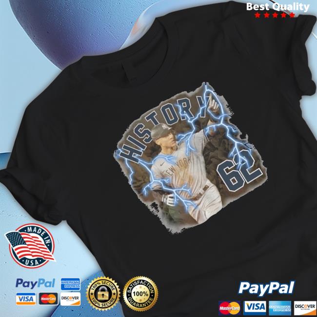 Nice aaron James Judge lightning baseball T-Shirt