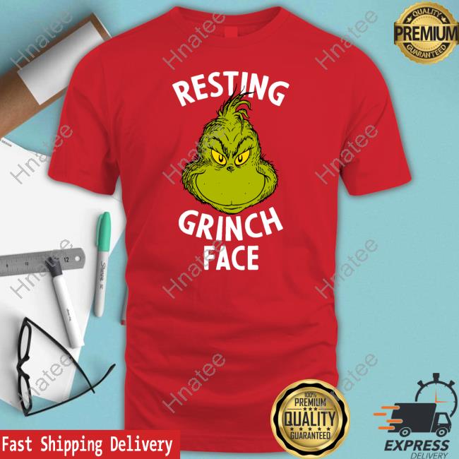 Dans Gaming Resting Grinch Face Christmas Tee Shirt