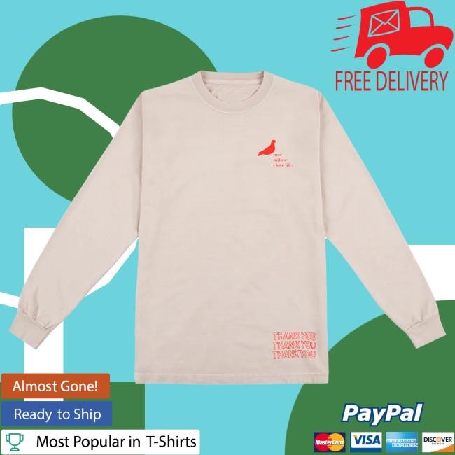 Official Mac Miller Merch Store Mac Miller Thank You L/S T Shirt