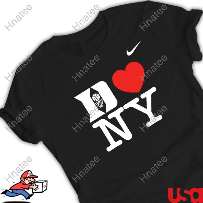 Duke Blue Devils Basketball Logo Love New York Nike Shirt