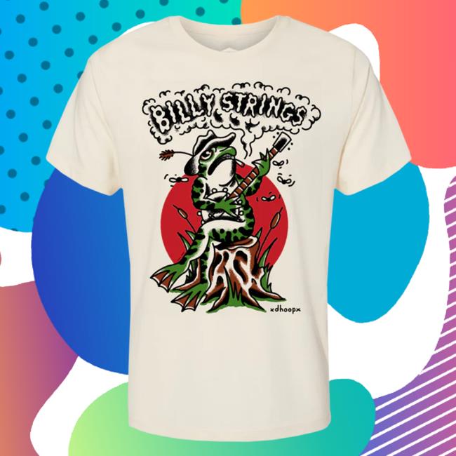 Official Billy Strings Merch #16 Classic Frog Tee Shirt
