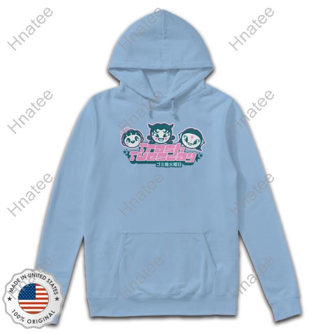 Official Trash Tuesday Merch Y2K Faces Hoodie Itstrashtuesday