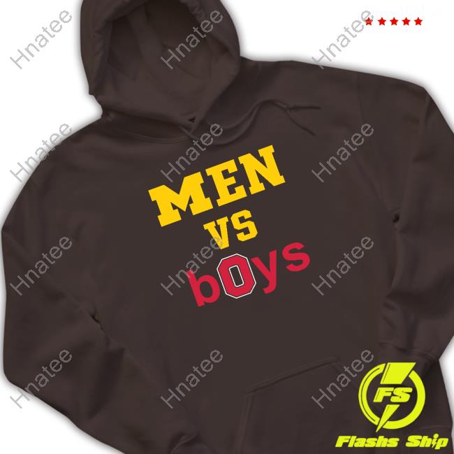 Official Barstool Sports Store Michigan Football Men Vs Boys Hoodies