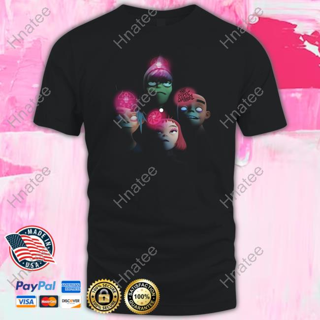 Official Cracker Island Pop Up Gorillaz Tee Shirt