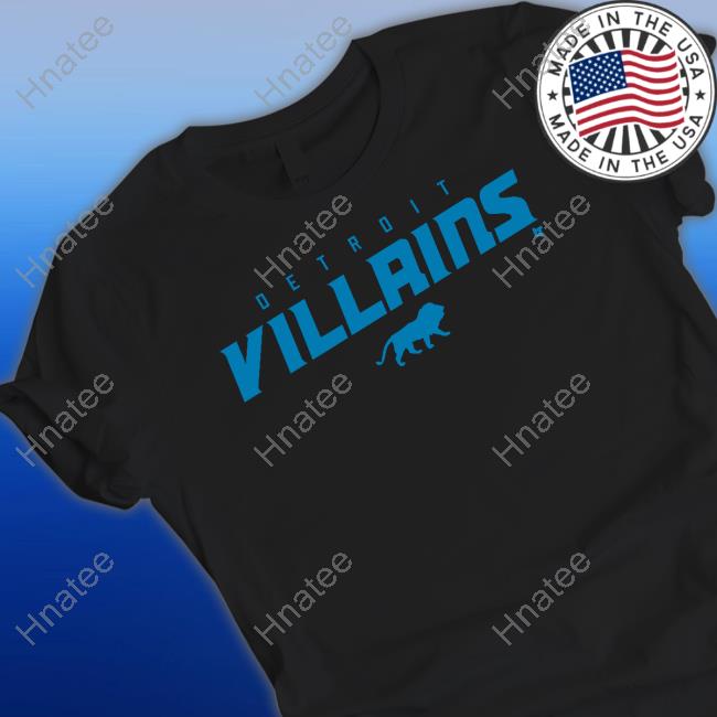 Official Detroit Villains Shirt