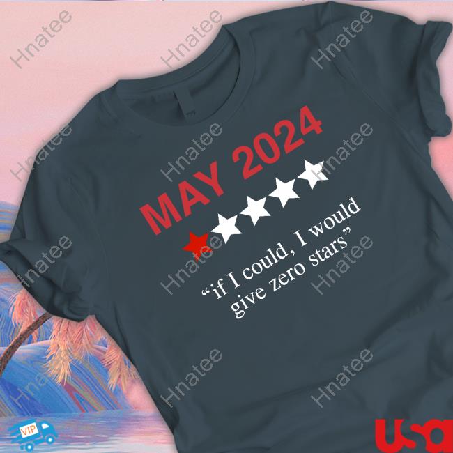Obvious Shirts May 2024 If I Could I Would Give Zero Stars Top Shirt