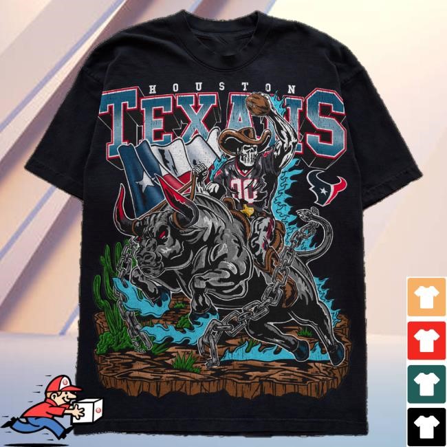 Official Warren Lotas Merch Shop Houston Texans Houston Wrangler Tshirt NFL