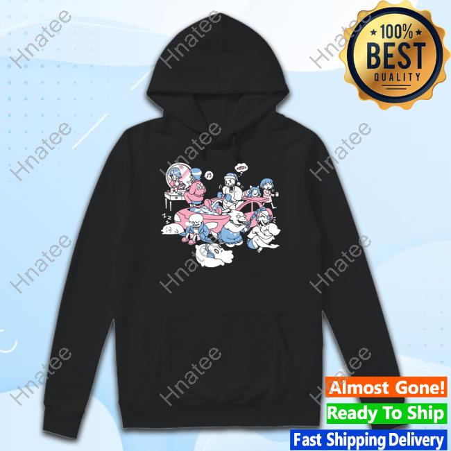 Official Fangamer Shop Undertale Sleepover Hoodie By Nina Matsumoto