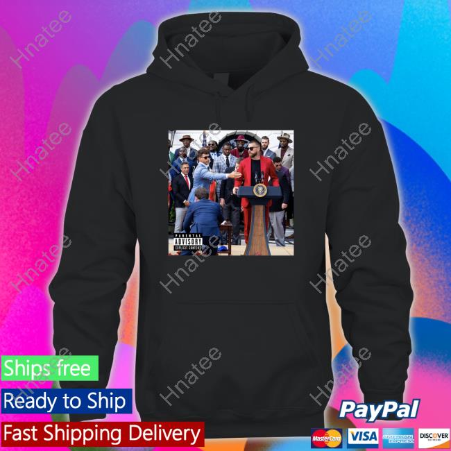 Official Patrick Mahomes And Travis Kelce On White House Podium Speech T-Shirt