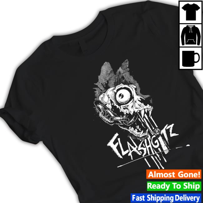 Official Flashgitz Lupus Mortem Black Tee Shirt