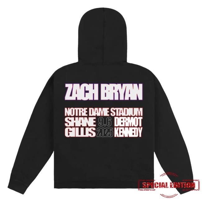 Official Zach Bryan Merch Store Shop ZB Notre Dame Attractive Hoodie