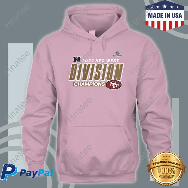 2022 NFC West Division Champions Shirt Red Official San Francisco 49ers Fanatics 2022 NFC West Division Champions Shirt
