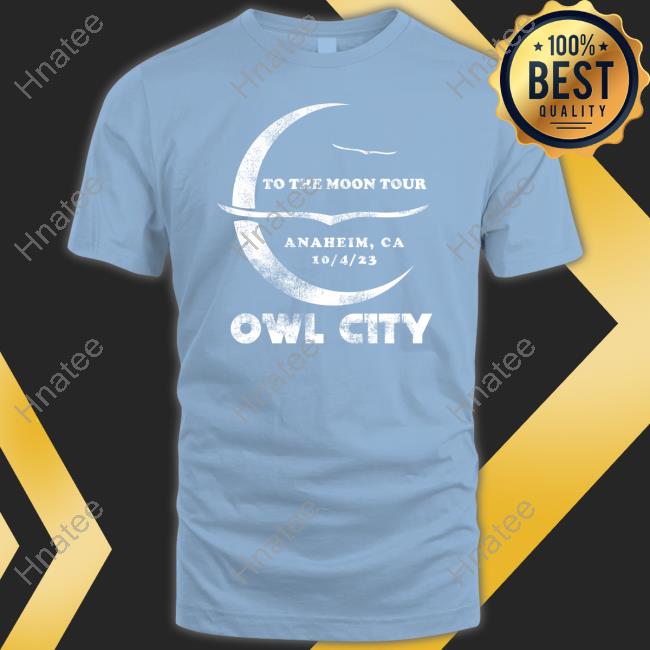 To The Moon Tour Anaheim T Shirt