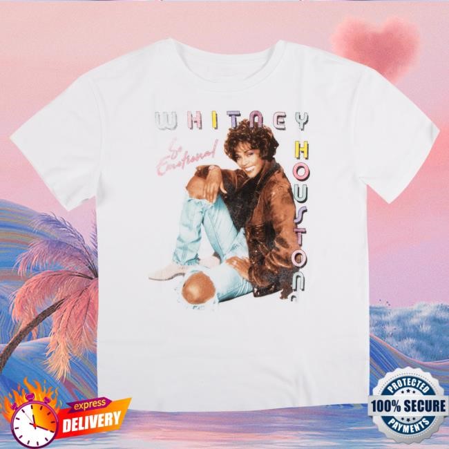 Official Whitney Houston Clothing Whitney So Emotional Kids Tshirt