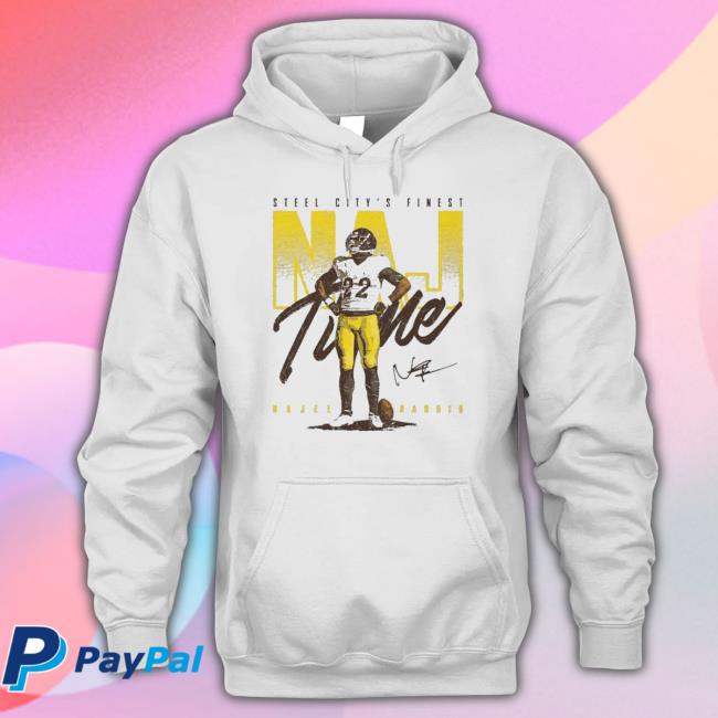 Official Najee Harris Pittsburgh Steel City’s Finest signature Long Sleeve T Shirt