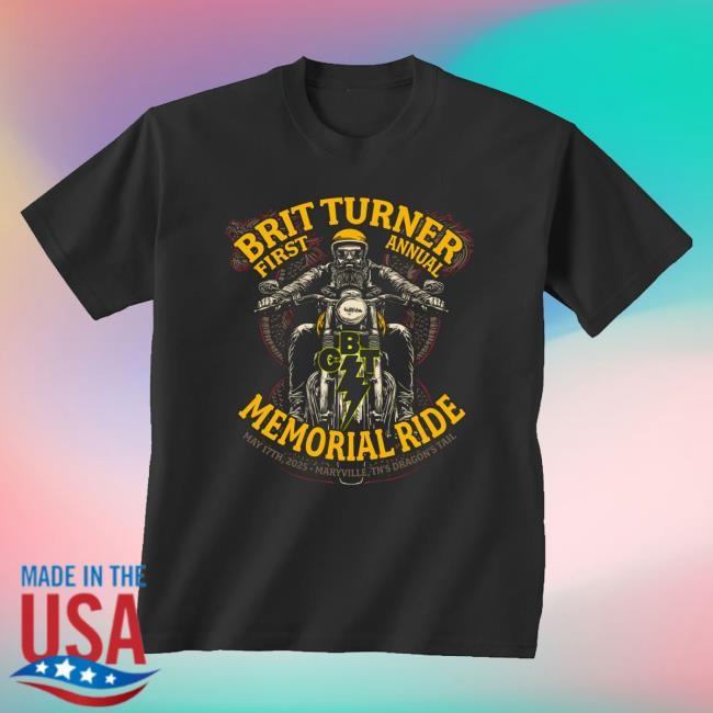 Blackberry Smoke First Annual Brit Turner Memorial Ride Tee - Version A