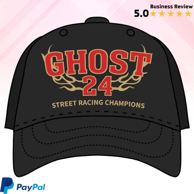 Official Ghost Racing Ghost Street Champions Hat - Black