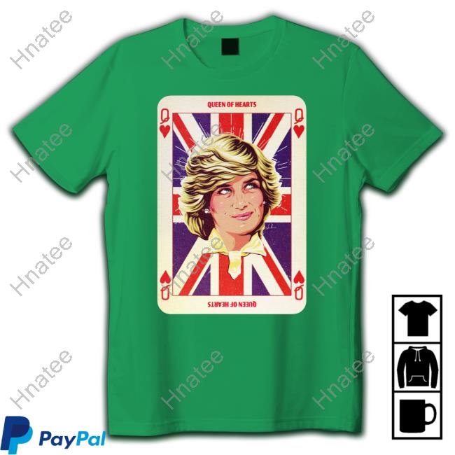 Official Lady Di Queen Of Hearts T-Shirt