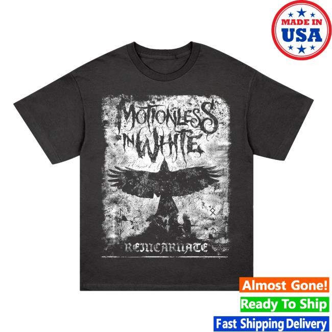Reincarnate Crow Tee Motionless in White Store MIW Merch