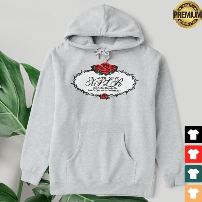 Official Sam And Colby Merch Store Shopxplr Dead Roses Hood Sand Xplr SamAndColby