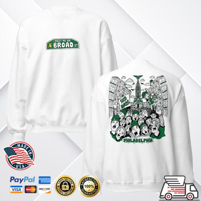 Official Barstool Huskies Merch Store Barstool Sports Meet Me On Broad St Hooded Sweatshirt Barstoolhuskies Apparel Clothing Shop
