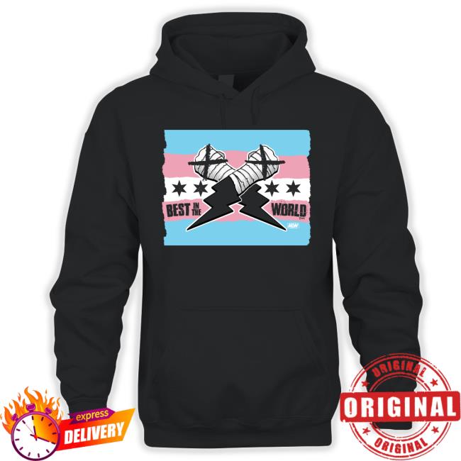 Official CM Punk - Best in the World Trans Pride Tee Shirt