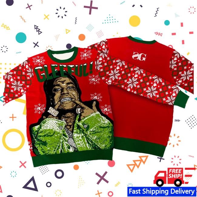 Official Sniper Gang Apparel Kodak Black Ugly Christmas Sweater: Yak Grinch