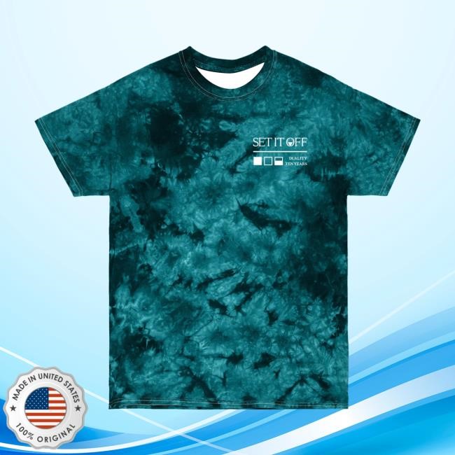 Set It Off Merch Duality 10 Year Anniversary Tie Dye S/S Tee – Set It Off
