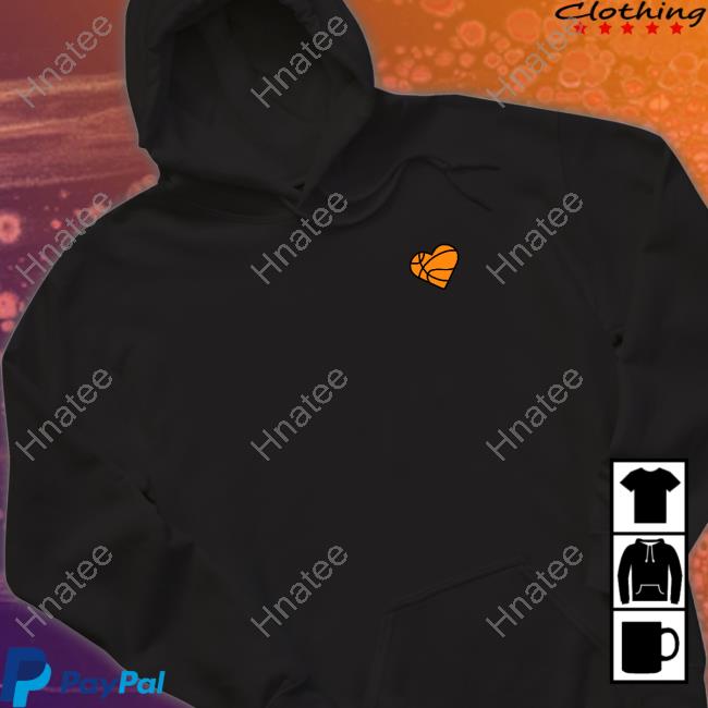 TrashTalkShop Merch TrashTalk Basketball Heart Crewneck Sweatshirt