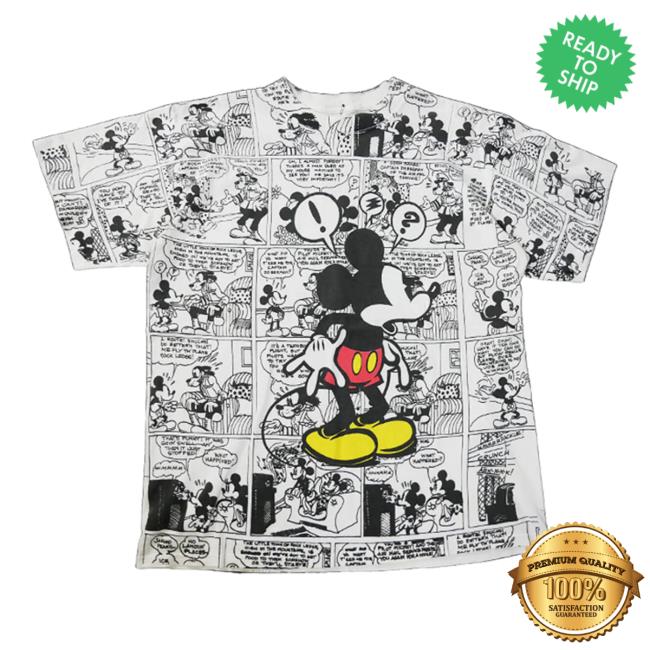 Official Thentwrk Vintage Mickey Mouse All Over Print Hoodies