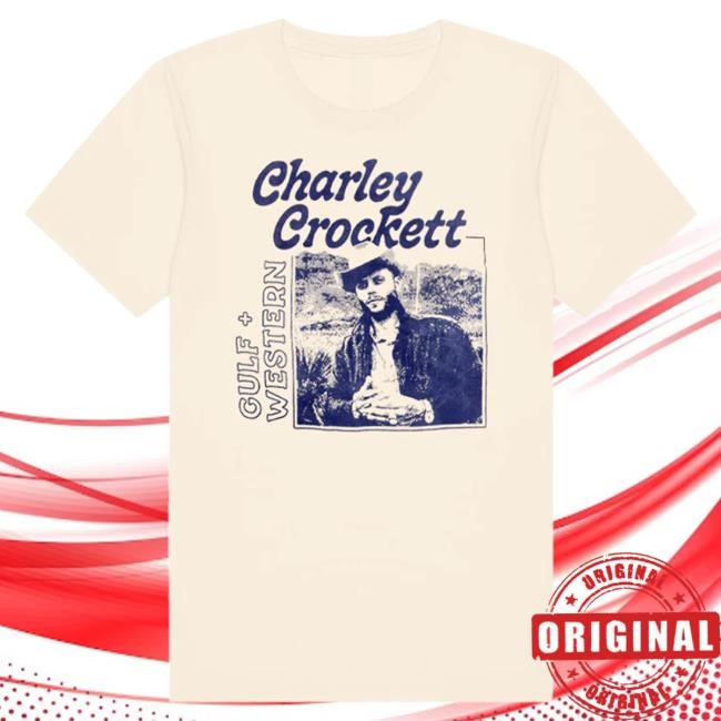 Premium Print Gulf & Western Natural Tee | Charley Crockett Archive
