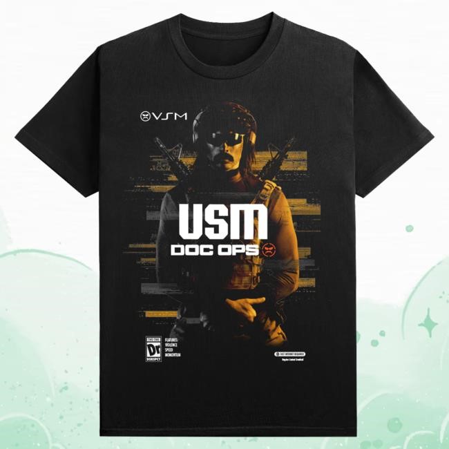 Official Dr Disrespect Merch Champions Club Tactical Two-Time Black Shirts