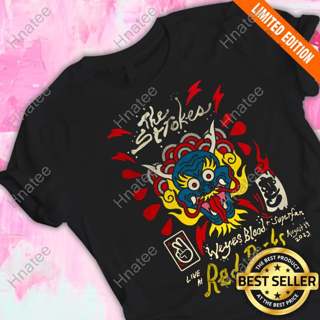 The Strokes Merch Red Rocks Tee