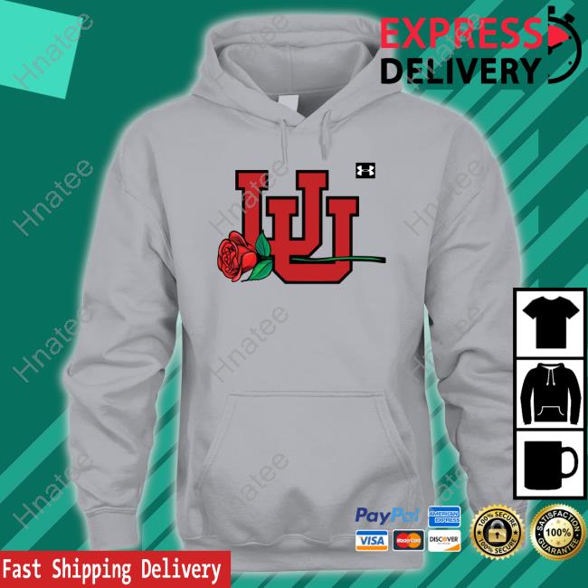 Utah Football Interlocking Utah Utes Football Rose TankTop