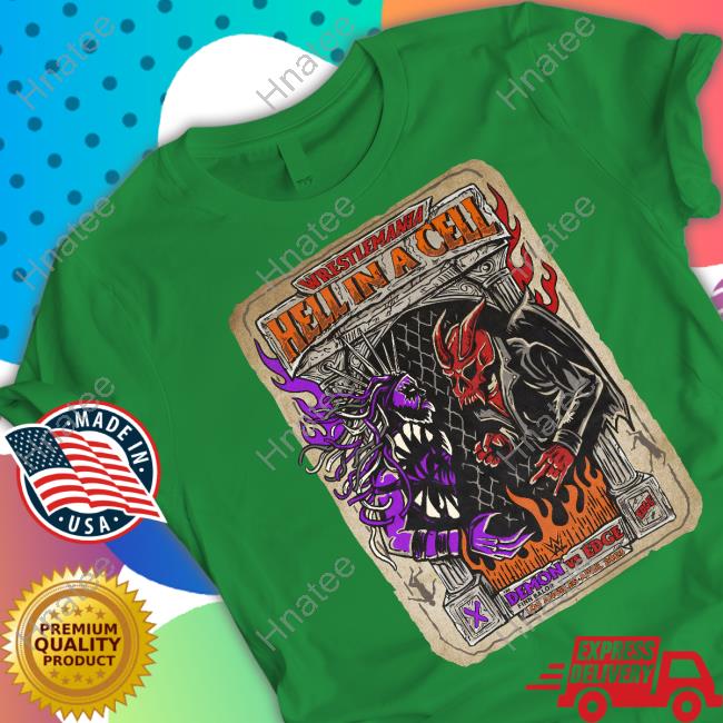 Wrestlemania Hell In A Cell Demon Vs Edge T Shirt