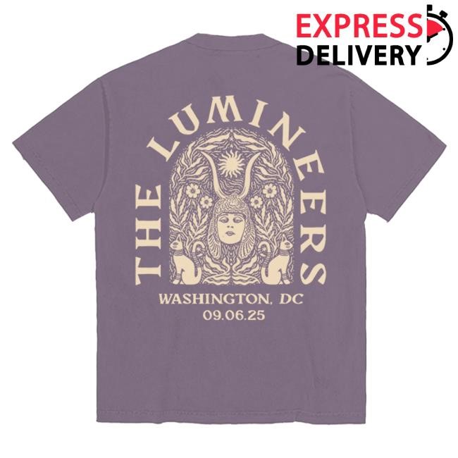 Official Lumineers Store The Lumineers Automatic September 6 Washington DC Event New Shirt