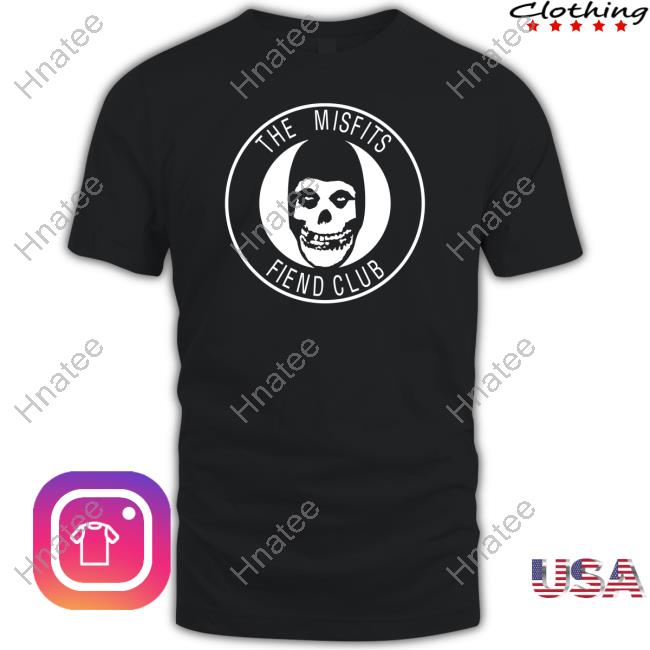 The Misfits Fiend Club Shirt Misfits Merch