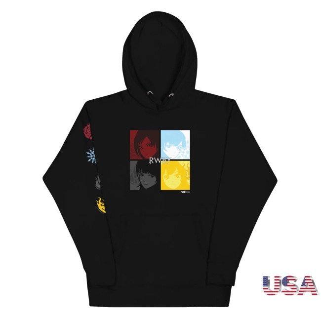 Rwby Character Squares Premium Pullover Hoodie Vizshop